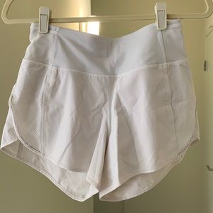 Lululemon White Shorts